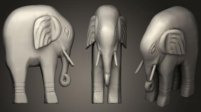 3D model Elephant Statue (STL)